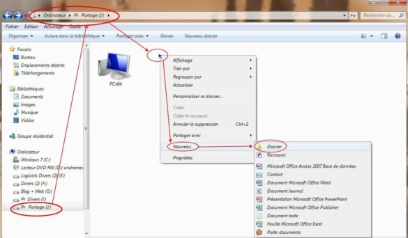 Comment créer un dossier album ?