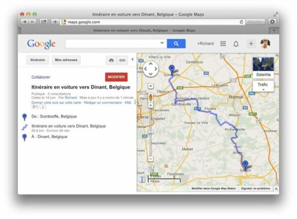 Comment créer un fichier GPX avec Google Maps ?