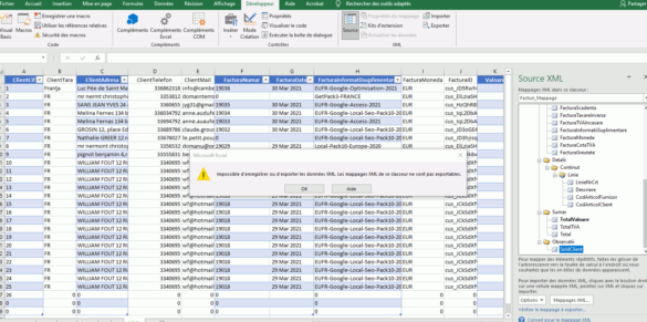 Comment créer un fichier XML à partir d'Excel ?