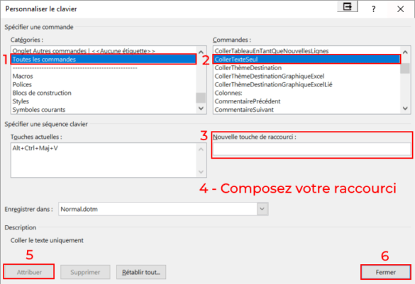 Comment créer un raccourci ?