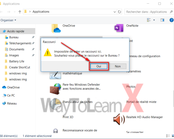 Comment créer un raccourci clavier Windows 11 ?