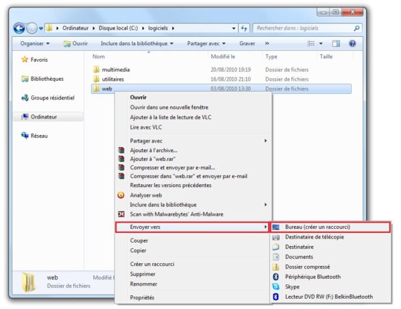 Comment créer un raccourci sur le bureau Mac ?