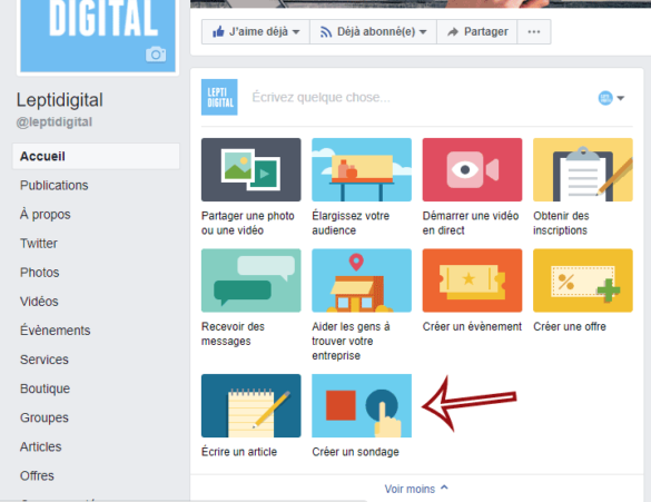 Comment créer un sondage sur un groupe Facebook ?