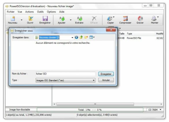 Comment créer une image ISO à partir d'un fichier ?