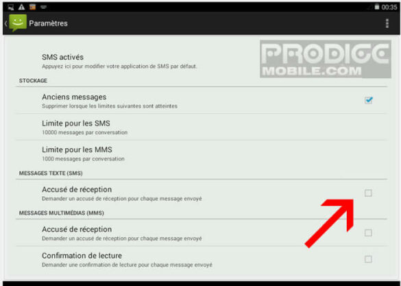 Comment débloquer la réception de SMS ?