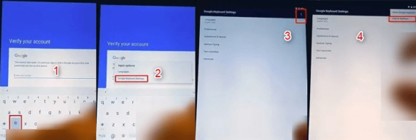 Comment débloquer un compte Google après reinitialisation ?