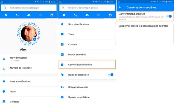 Comment débloquer une conversation secrète sur Messenger ?