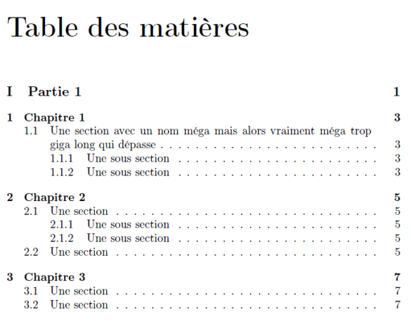 Comment démarrer la pagination après le sommaire ?