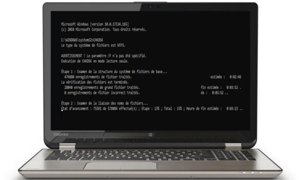 Comment désactiver la vérification du disque au démarrage Windows 7 ?