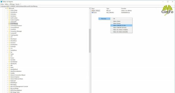 Comment désactiver le filtre ?