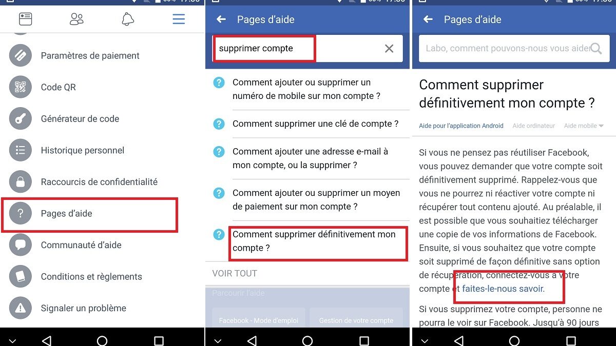 Comment désactiver son compte Facebook ?