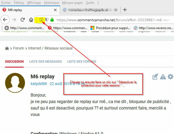 Comment désactiver un bloqueur de publicité empêche la lecture ?
