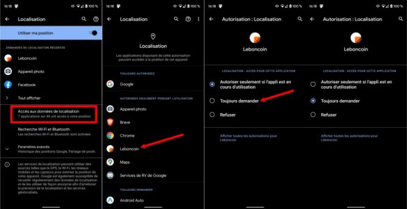 Comment donner autorisation aux Applications ?