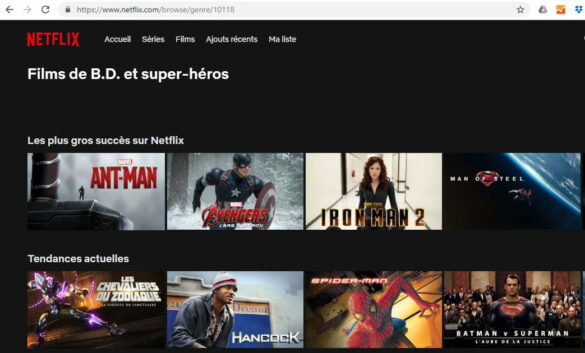 Comment donner mes codes Netflix ?