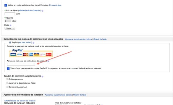 Comment donner mon adresse PayPal ?