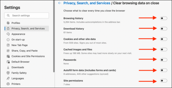 Comment effacer définitivement les données de navigation ?