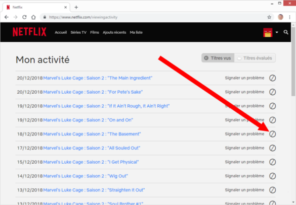 Comment effacer l'historique Netflix sur telephone ?