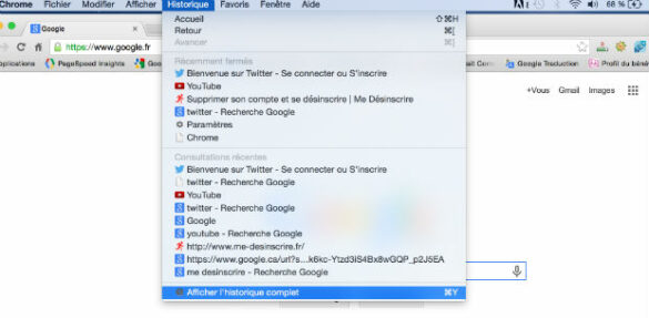 Comment effacer l'historique automatiquement en quittant Google Chrome ?