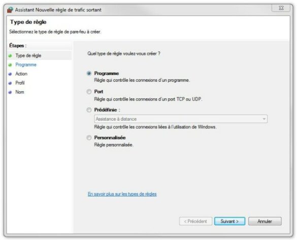Comment empêcher McAfee de bloquer un programme ?