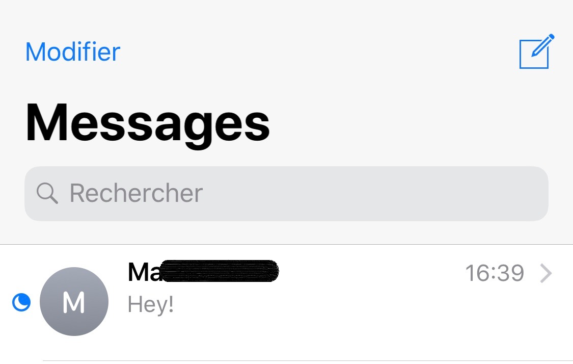 comment enlever notification masquer sur message iphone