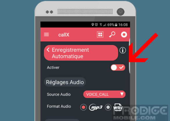 Comment enregistre un appel sur Samsung ?