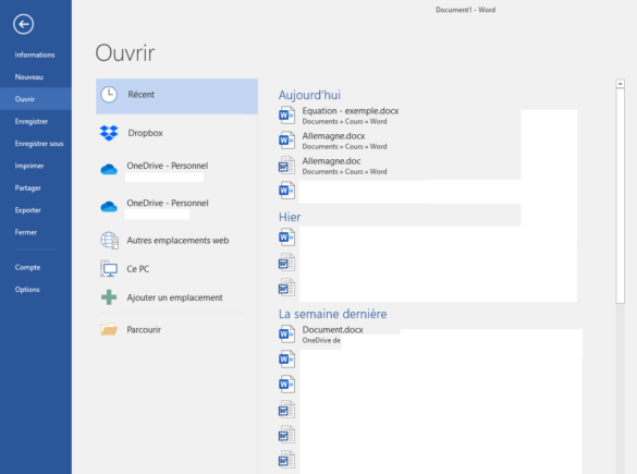 Comment enregistrer un document Open Office en Word ?
