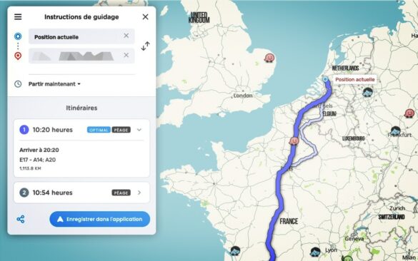 Comment enregistrer un trajet sur Waze ?