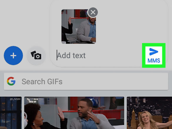 Comment envoyer un GIF sur Samsung ?