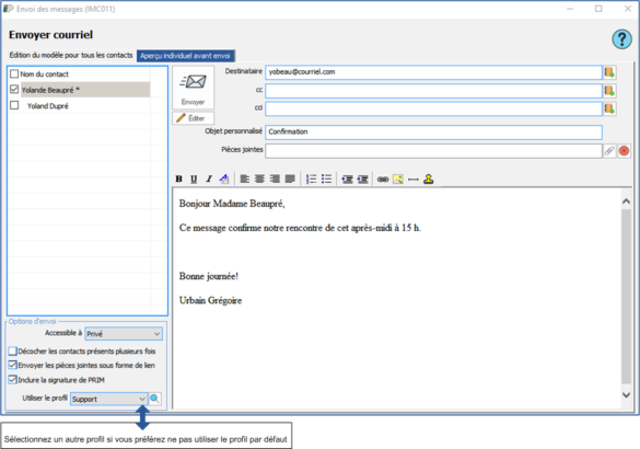 Comment envoyer un courriel anonyme ?