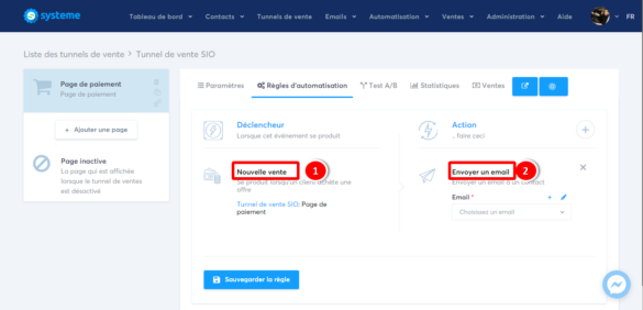 Comment envoyer un numéro ?