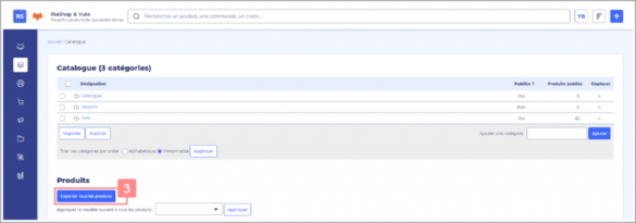 Comment exporter tous les mails ?