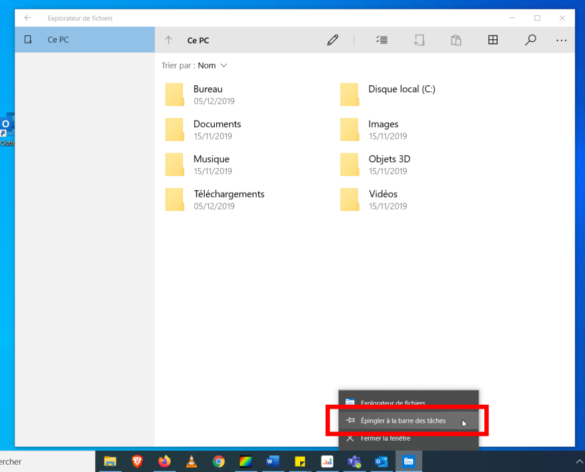 Comment faire apparaître l'Explorateur Windows ?