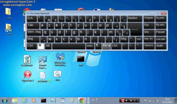 Comment faire apparaître le clavier ?