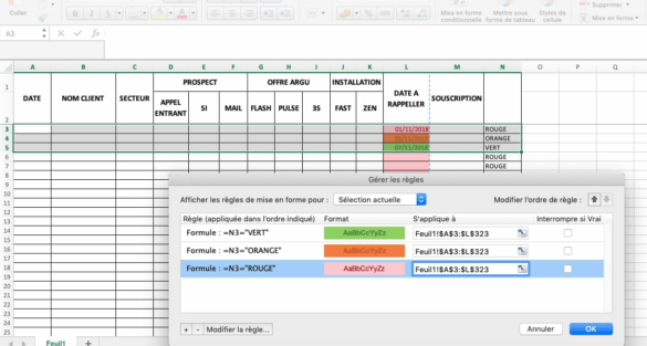 Comment faire des conditions multiples en Excel ?