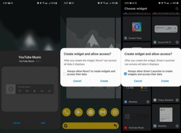 Comment faire des widget personnalisé sur Android ?