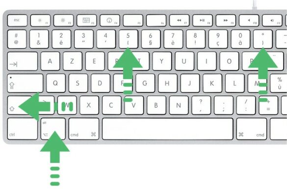 Comment faire les crochets sur un Mac ?