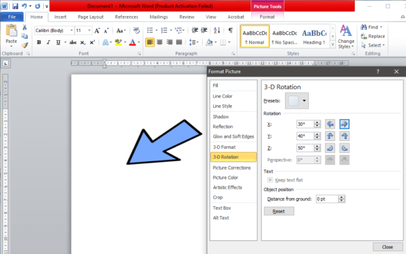 Comment faire pivoter une page ?