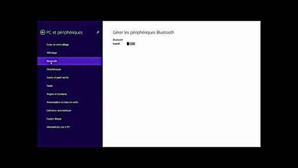 Comment faire pour activer le Bluetooth de mon PC ?