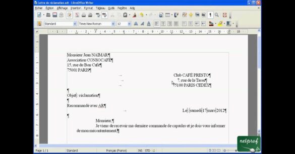 Comment faire pour enregistrer un statut ?