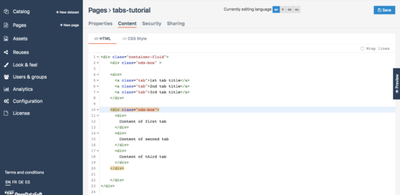 Comment faire pour supprimer les onglets ?