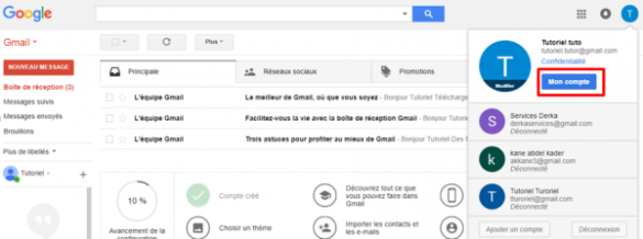 Comment faire pour supprimer un compte Gmail ?