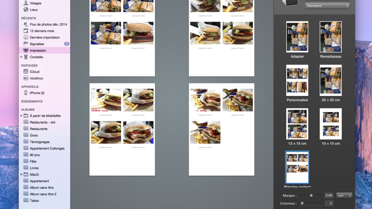 Comment faire un PDF avec des photos Mac ?