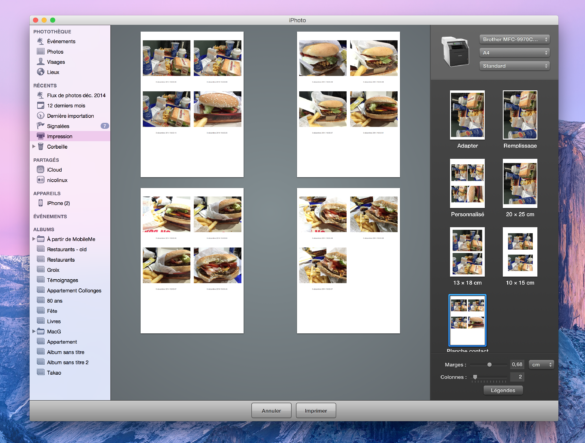 Comment faire un PDF avec des photos Mac ?