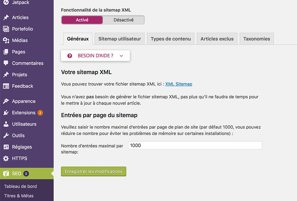 Comment faire un mappage XML ?