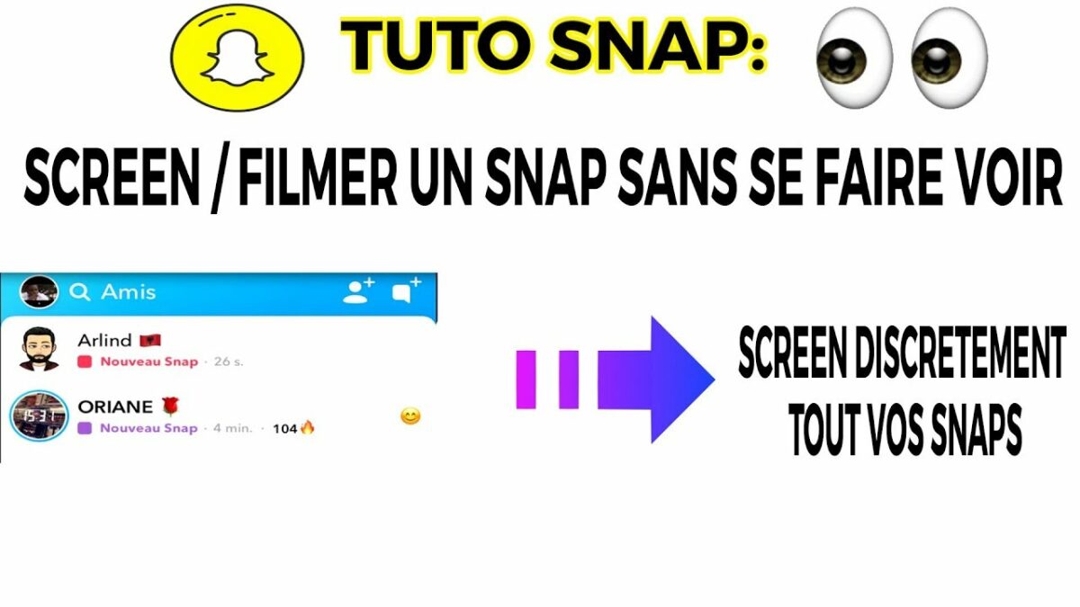 comment ouvrir un snap violet sans que la personne voit