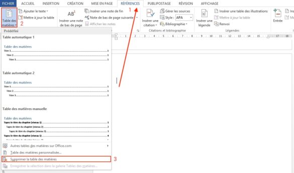 Comment faire un sommaire automatique sur PDF ?