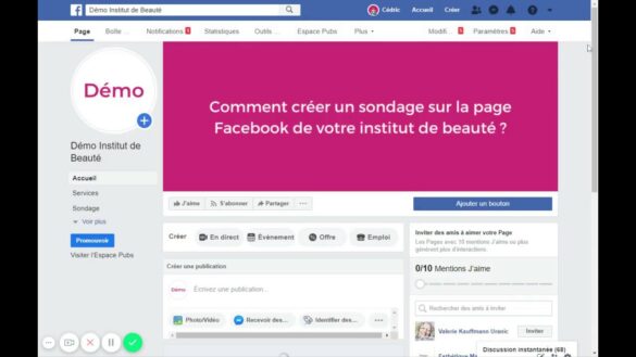 Comment faire un sondage sur une page Facebook 2021 ?
