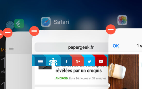 Comment fermer application iPhone sans bouton Home ?