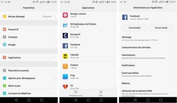 Comment fermer les pages ouvertes sur Huawei ?