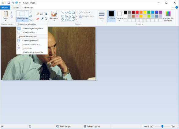 Comment flouter une photo dans Paint ?